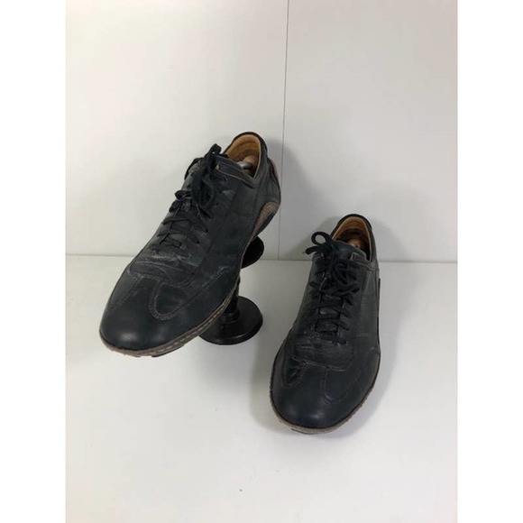 Cole Haan Driving Shoes Leather Lace-up Black Men\'s US 11.5